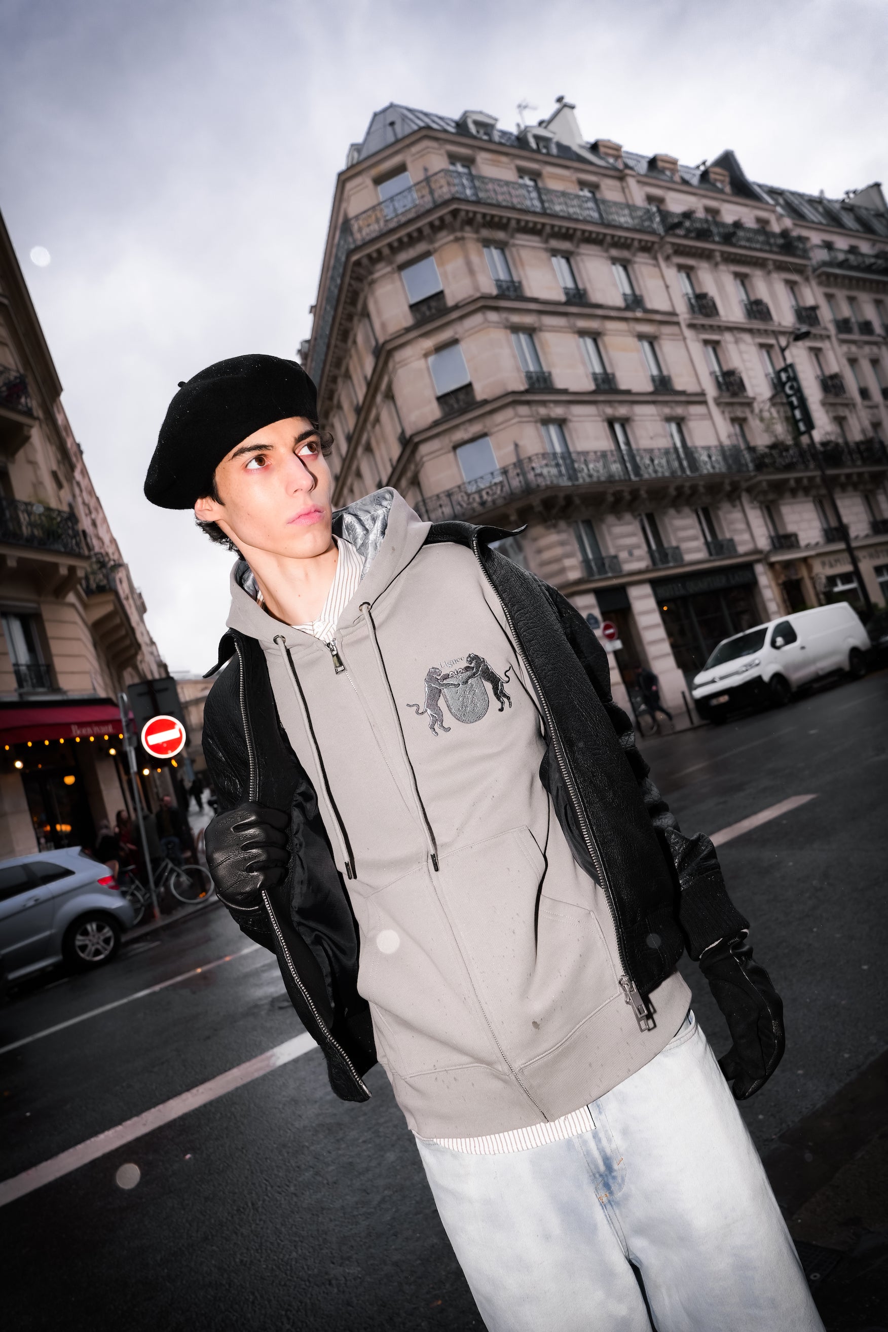 LEGACY GREY ZIP HOODIE